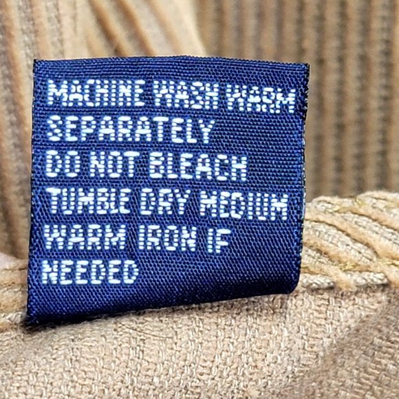 Vintage 90s D.P.S Womens M Tan Corduroy Denim Jumper Tank Shirt‎ Dress - Picture 13 of 13